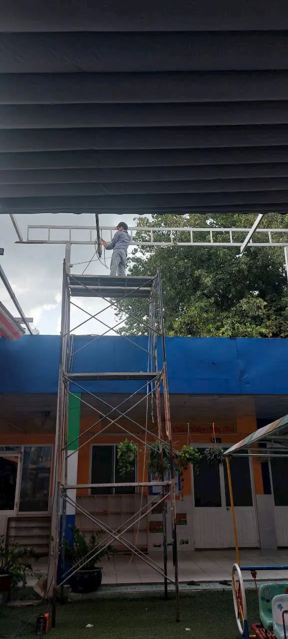 Ảnh thực tế mái hiên mẫu 7