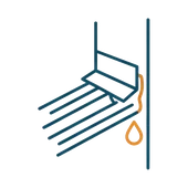 Điểm giáp tường, ống
